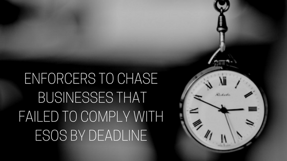 Time is running out for businesses that are still non-compliant with ESOS as enforcers warn they will issue fines!
