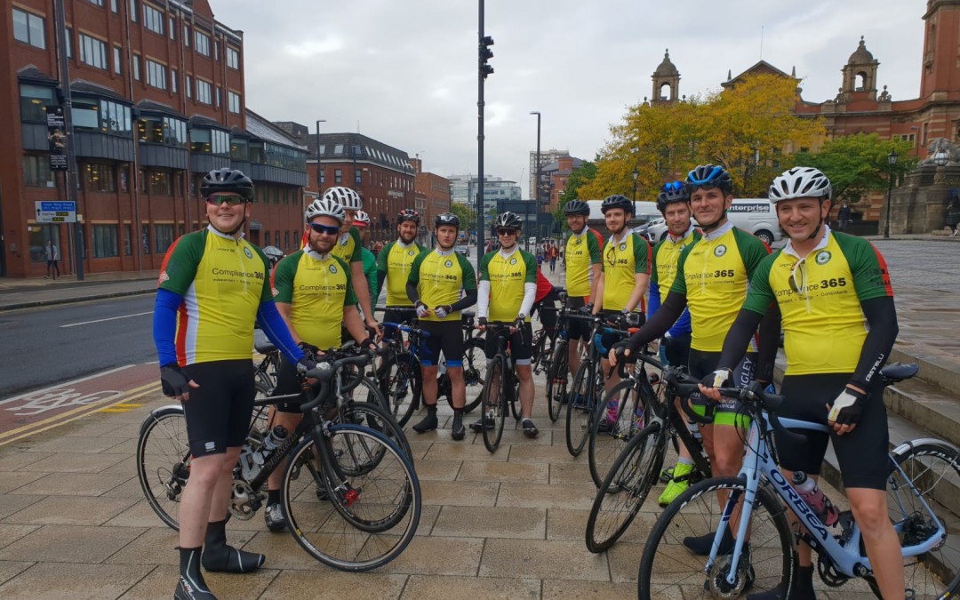 Leeds to London bike ride success!
