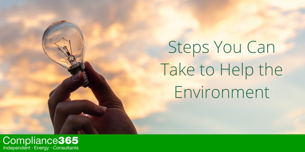 Steps You Can Take to Help the Environment