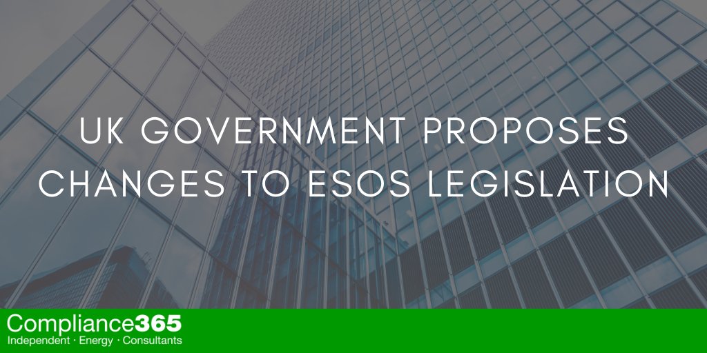 UK Government Proposes Changes to ESOS Legislation